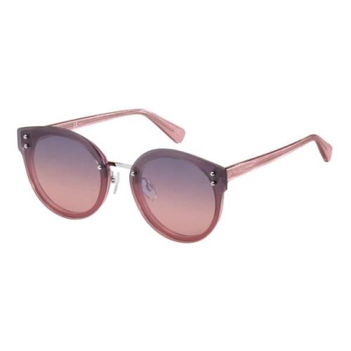 Stilfulde solbriller i pink og grå