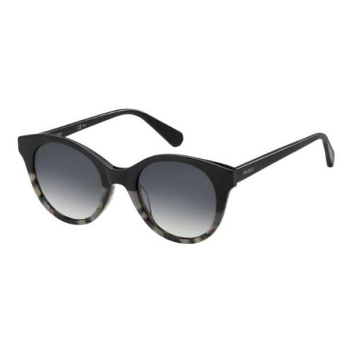 Stilfulde solbriller i sort/grå havana