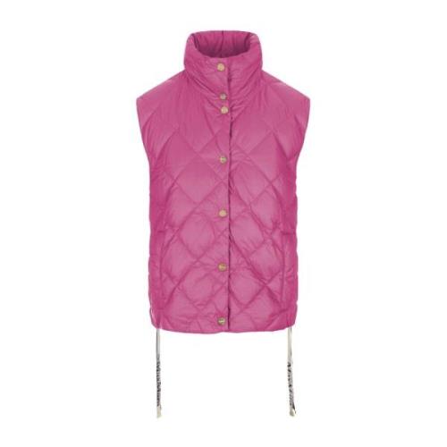 Pink Gåsedun Gilet Cube Collection