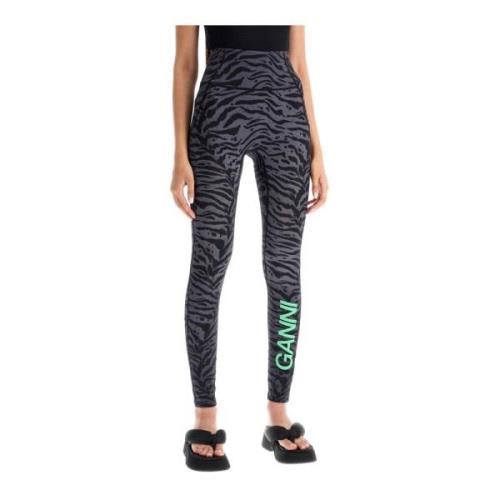 Dyr Print Højtaljede Sports Leggings