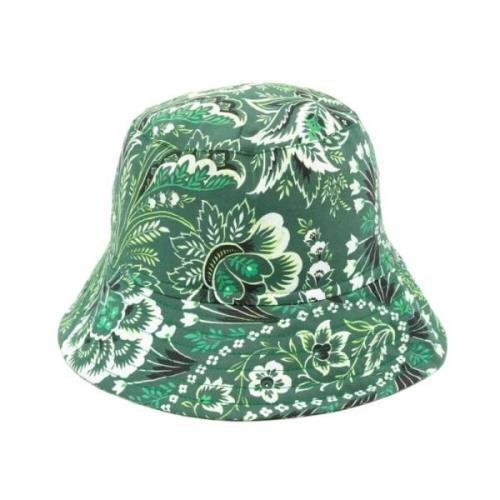 Grøn Paisley Bucket Hat