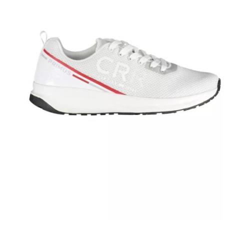 Hvid Polyester Sports Sneaker