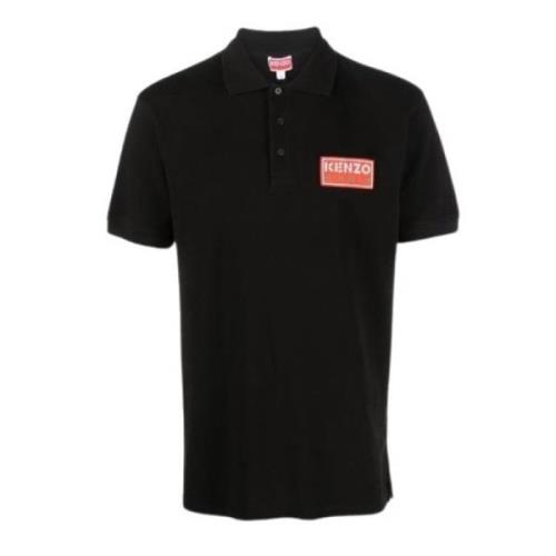 Klassisk Polo Shirt Sort V-Hals