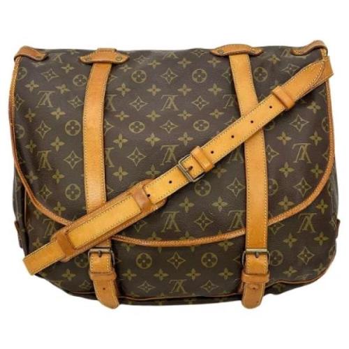 Pre-owned Canvas louis-vuitton-tasker