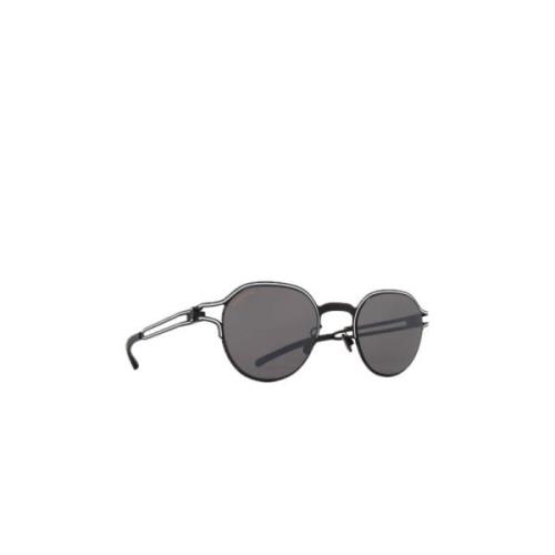 Cirkulære solbriller i rustfrit stål