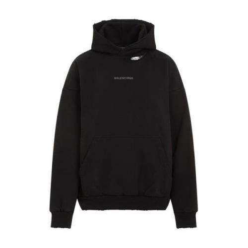 Faded Black Hoodie