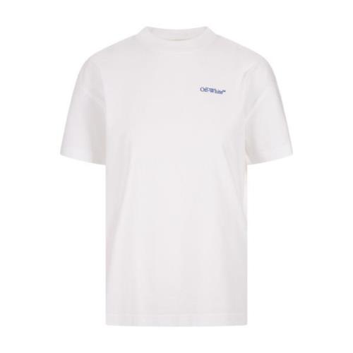 Hvid Diag Tab T-shirt Polos