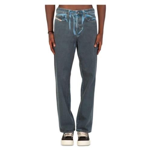 Coated Jeans med D-Macro Stil