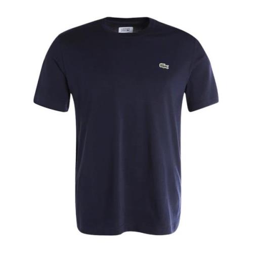Moderne Blå Rund Hals T-shirt