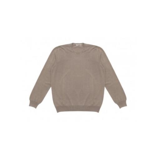 Ribbet Crew Neck Sweater Brun