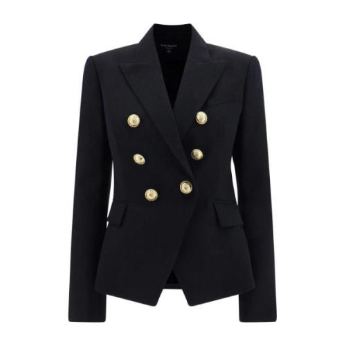 Sort Uld Blazer AW22