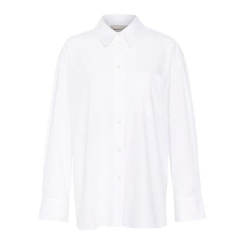 Klassisk Oversize Skjorte Bright White