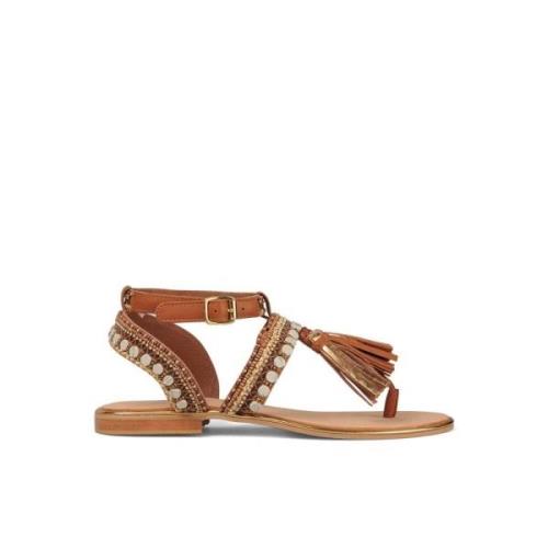 Fringed Toe Sandal