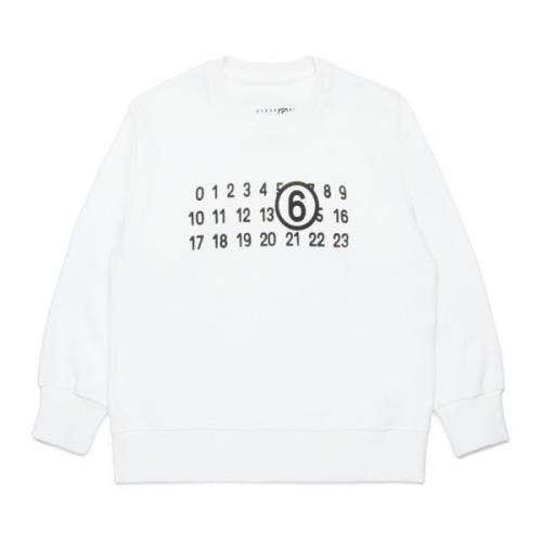 Sweatshirt med numerisk logo