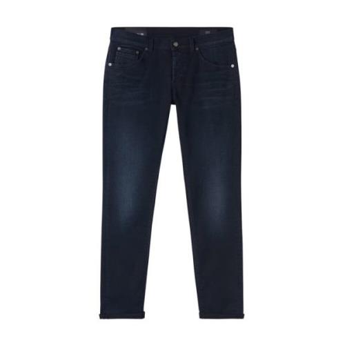 Skinny Fit Blå Denim Jeans