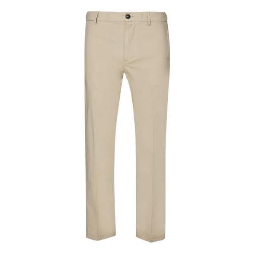 Beige Chino Bukser Faldskærmstof