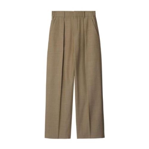 Herringbone Wool Trousers