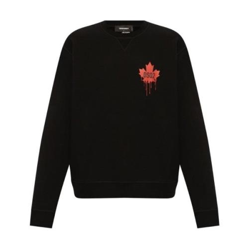 Logo Print Crew Neck Sweater