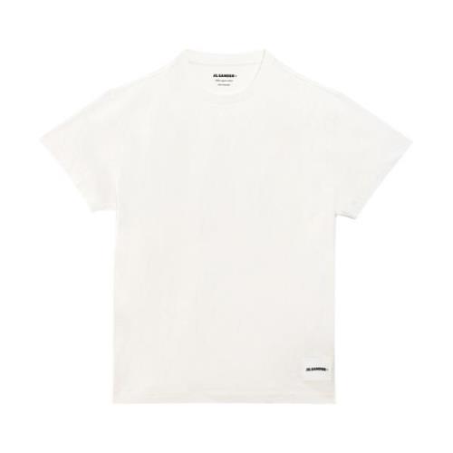 3-Pakke Hvid T-shirt Sæt