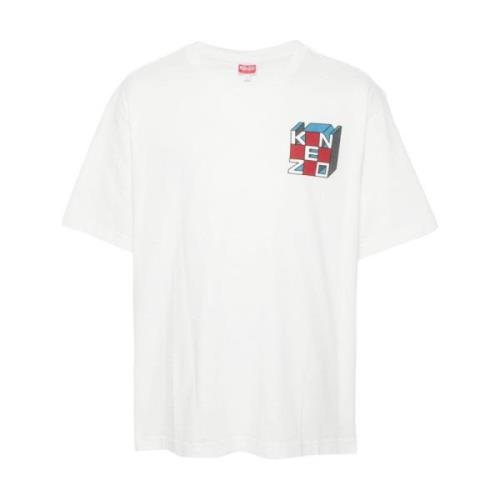 Bomuld Jersey Logo Print T-shirt