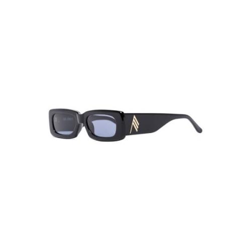 Sort Mini Marfa Rektangulære Solbriller