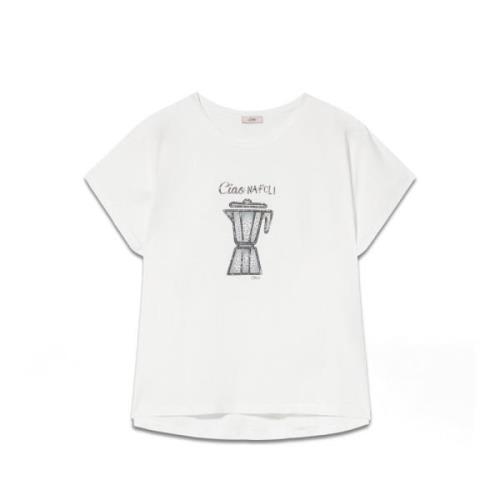 Krystaltryk Kimonoærme T-shirt