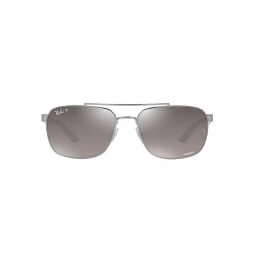 Gunmetal solbriller med grå linser