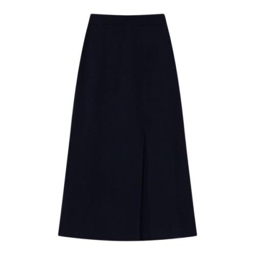 Merino Wool Midi Skirt