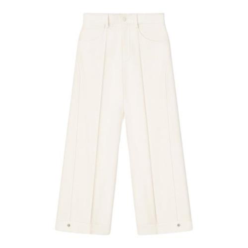 Ecovero Viscose Blend Straight-Leg Pants