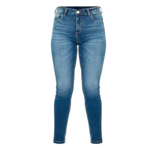 Højtaljede Skinny Jeans Blå