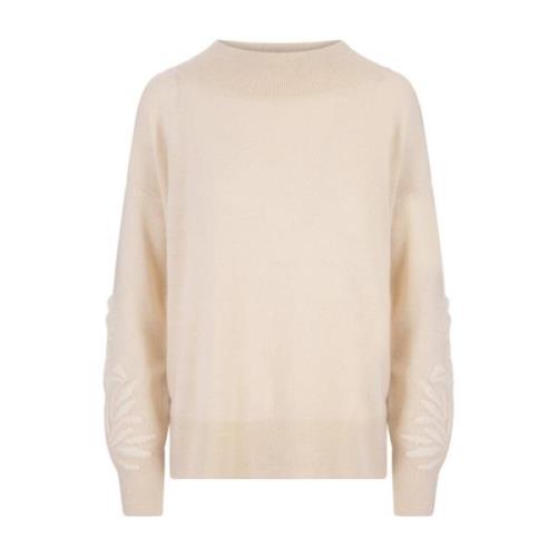 Kashmir Bådudskæring Sweater Brun