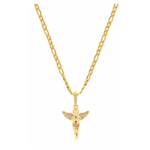 Women's Gold Angel Necklace