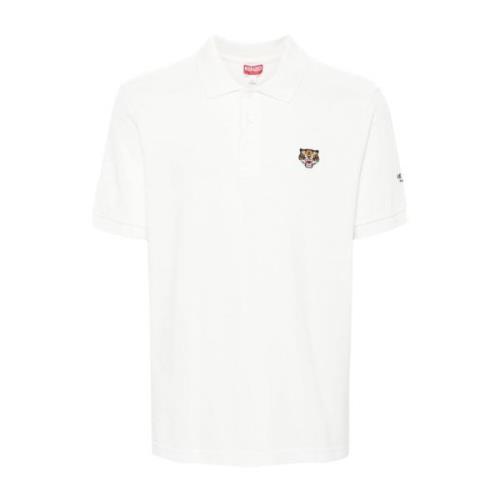 Tiger Head Polo Shirt Cotton Piqué