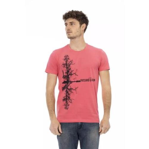 Stilfuld Pink Kortærmet T-shirt