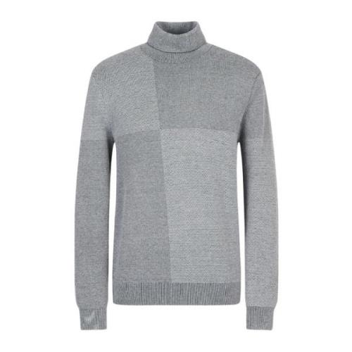 Grå Sweater Maglia Stil