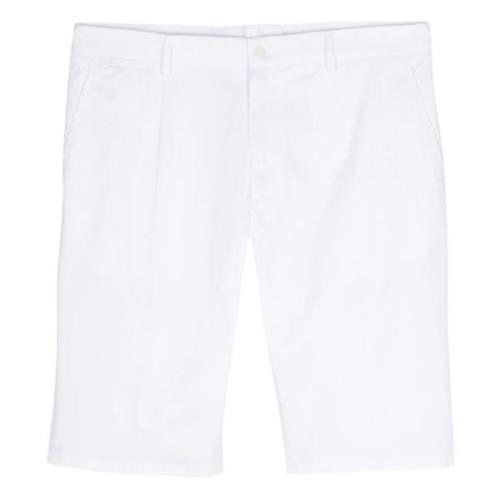 Hvide skræddersyede Bermuda shorts med DG-logo