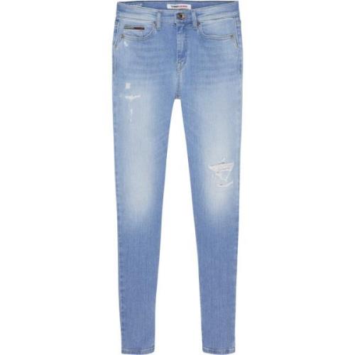 Stilfulde Blå Denim Jeans til Kvinder