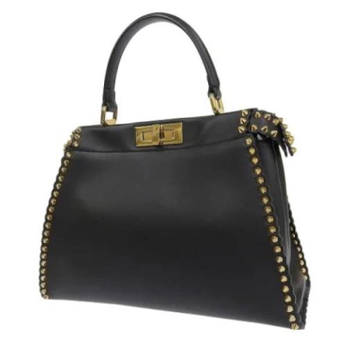 Pre-owned Stof fendi-tasker