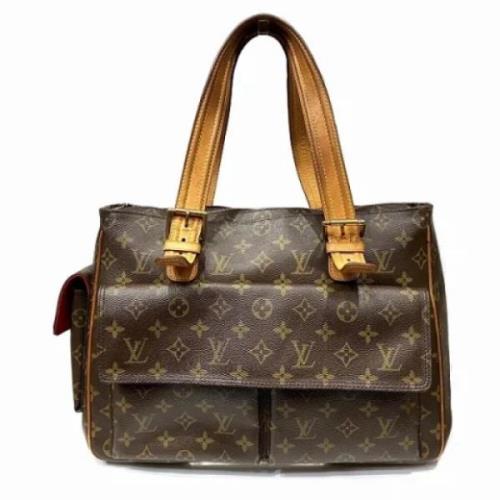 Pre-owned Canvas louis-vuitton-tasker