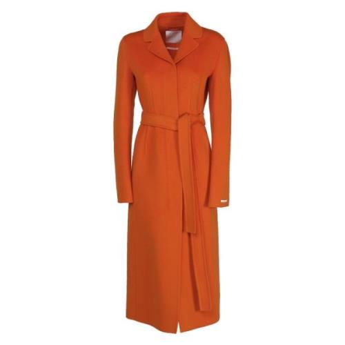 Kashmir Orange Wrap Coat