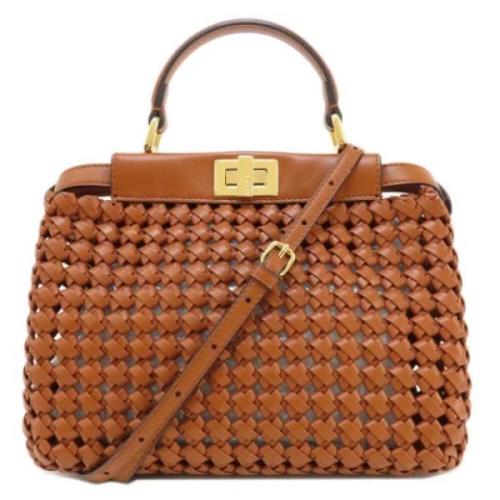 Pre-owned Stof fendi-tasker