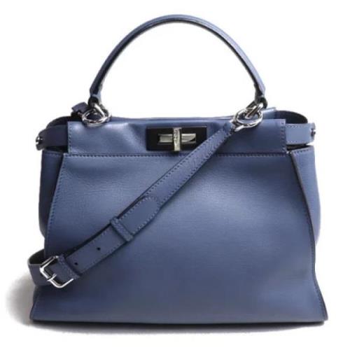 Pre-owned Stof fendi-tasker