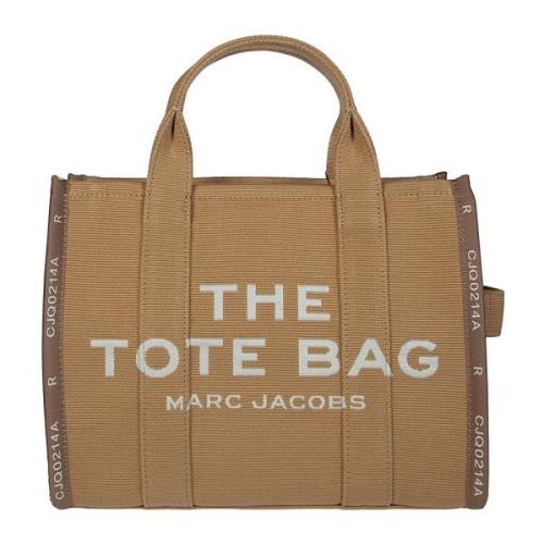 Jacquard Mønster Stof Shopper Taske