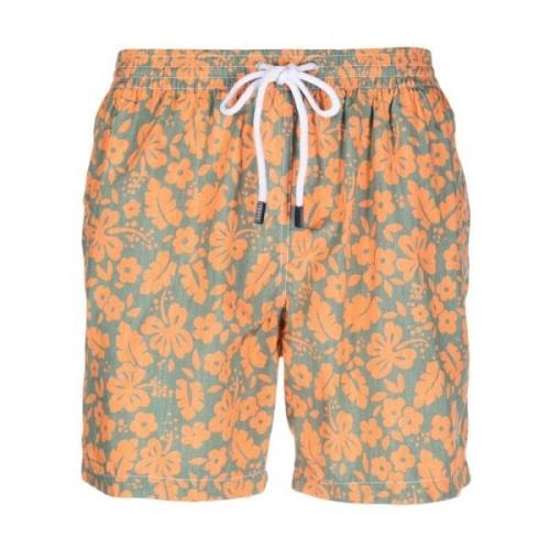 Polyester Badeshorts med sidelommer