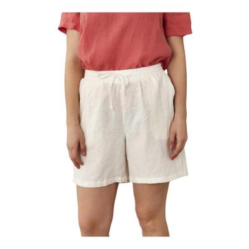 Off White Linen Shorts Knickers