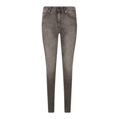 Slim Fit Mid Rise Dame Jeans