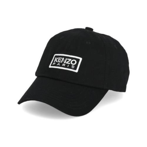 Sort Baseball Cap Paris Broderi