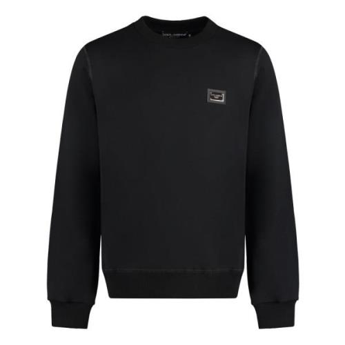 Bomuld Crew-Neck Sweatshirt