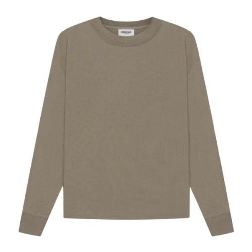 Essentials Langærmet T-shirt Taupe