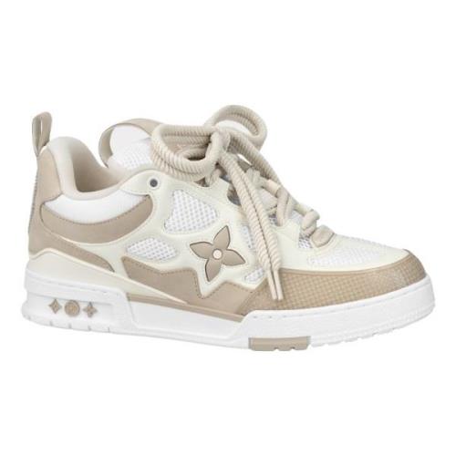 Begrænset udgave Skate Sneaker Beige Hvid